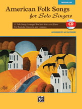 American Folk Songs for Solo Singers Vocal Solo & Collections sheet music cover Thumbnail